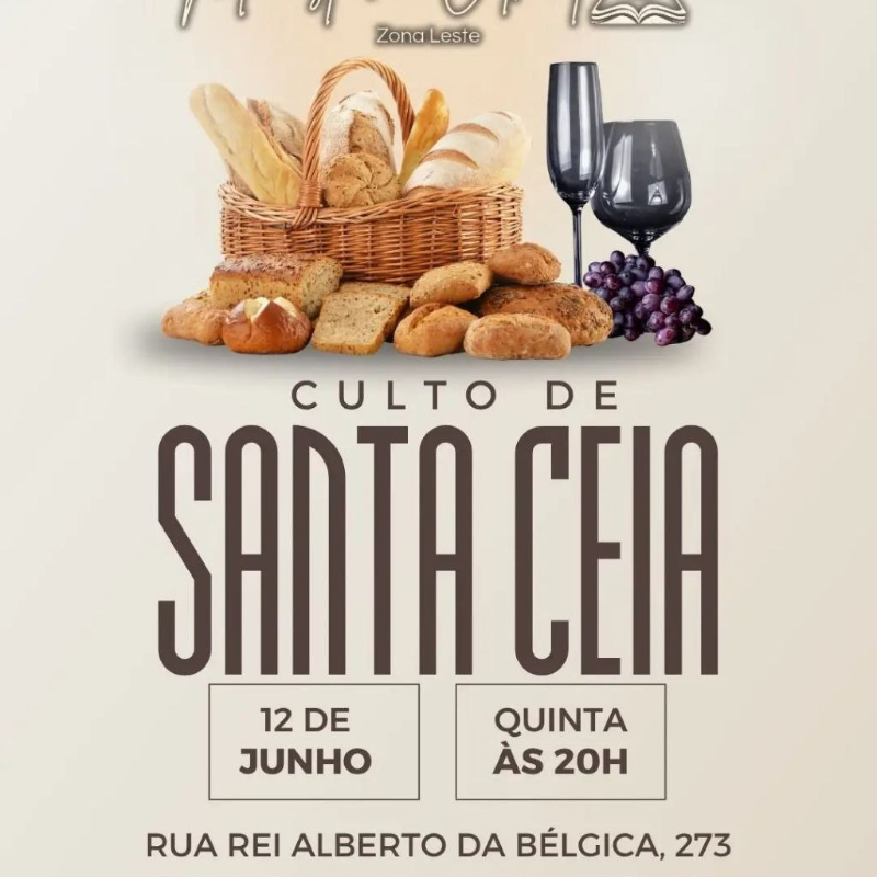 CULTO DE SANTA CEIA 12/06/2025